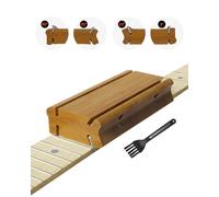 3/23/35/90 Degree Fret End Dressing, 4 in 1 Fret File-Guitar Bass Fret Beveling File Tool, Professional Luthier File for Crowning, Shaping and Deburring Frets