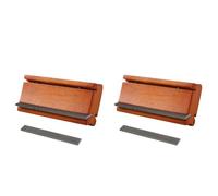 3/23/35 Degree Fret End Beveling File, 2set Solid Wood Guitar Fret Crowning File 3 In 1 End Dressing Polishing Files for Guitar Bass Uklele Banjo Mandolin