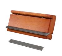 3/23/35 Degree Fret End Beveling File, Solid Wood Guitar Fret Crowning File 3 In 1 End Dressing Polishing Files for Guitar Bass Uklele Banjo Mandolin