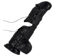 3.26'' Diameter Huge Black Dildo,12''Realistic Giant Dildo,Extra Large Anal Dildo with Strong Suction Cup for G Spot Anal Play,XXL Big Dildos Lifelike Fake Penis Sex Toy for Women Men Sexual