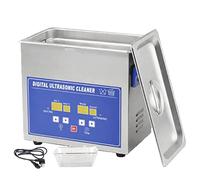 3.2L Stainless Steel Ultrasonic Cleaner, Digital Control, 1-30min Timing + Normal Temperature 0-80° Adjustable, Deep Cleaning, for Jewelry(Inner Tank 24×13.5×10cm),3.2L