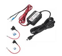 3.2m 12v-24v To 5v 2.5A Mini Micro USB Car Dash Camera Adapter Cam Hard Wire DVR Hardwire Kit Compatible With XiaoMi 70Mai YI 360(MINI USB)