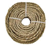 #3-3/16" Twisted Seagrass Rope | 1 Pound Coil | Sea Grass Cord for Chair Caning, Basket Weaving and Wicker Furniture Making | Basketry, Wicker Weaving and Repair Supplies | UA-316SGR