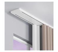 3.3-26ft Curtain Conjoined Double Track Rails Ceiling Mounting, Heavy Duty Partition Room Divider Curtain Track System, Aluminum Window Rod Pole Connecting For Living Room Hospital Bedroom