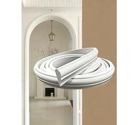 3.3-32.8 ft Long Wall Trim DIY Arch Kit, Curved Arch Trim Molding for Interior Door Frame, Cuttble Half Circle Moulding Decoration Strip for Doorway(W 5cm(1 4/4"),L9m/29.5ft)