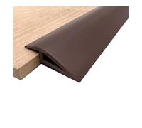 3.3/4.0/6.6/9.8 Ft Floor Transition Strip Vinyl Door Threshold Ramp Self Adhesive Carpet Edging Strip Doorway Edge Trim for Floo/Tile(Coffee,4.0ftx15mm)
