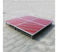 3.3/4/4.2ft Portable Stage Platform, steel, Compact Stage Platform with Folding Adjustable Legs, Performance Deck, for Band Events Drums Concerts Bars(100 * 150 * 30cm)