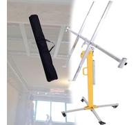 3/3.5/4/4.5/5m Drywall Jack Lift for Ceiling, Heavy Duty Sheetrock Lift, Rolling Drywall Lift Panel Hoist, Adjustable Drywall Jack Lift Steel Material Construction Tools 3M(9.8ft)