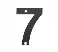 3/3.5/4/5 Inch House Numbers 3D Modern Metal Stainless Steel Mailbox Numbers, Black Door Number Sign with Screws, for Apartment Address Post Outside Room Home Outdoor Street Yard(Black 7,3Inch)