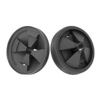 3 3/8" Garbage Disposal Splash Guard Sink Baffle - Removable Rubber Drain Insert QCB-AM Compatible with InSinkErator Evolution Series, Quiet Collar Drain Plug Garbage Disposal Parts(2 PCS,Black)