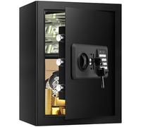 3.3 Cubic Large Fireproof Safe for Home Use, Digital Home Security Safe Box Fireproof Waterproof with Electronic Keypad and Spare Keys, Anti-theft Fire Document Cabinet for Money Medicine Valuables