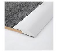 3.3 Ft Carpet & Floor Edging Trim Strip, Self Adhesive PVC Floor Transition Strip for Uneven Floors Heights Within 5.0 mm(White)