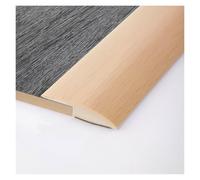 3.3 Ft Carpet & Floor Edging Trim Strip, Self Adhesive PVC Floor Transition Strip for Uneven Floors Heights Within 5.0 mm(Natural Color)