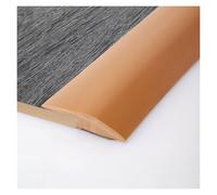 3.3 Ft Carpet & Floor Edging Trim Strip, Self Adhesive PVC Floor Transition Strip for Uneven Floors Heights Within 5.0 mm(Brown)