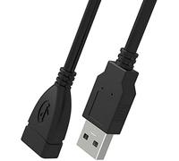 3.3 FT USB Male to Female Extension Charger Cable for JLab Go Ai/Pop/Sport, JLab Epic Air ANC/Sport ANC, JLab JBuds Air/Sport/Executive/Play Gaming/ANC Wireless Bluetooth Earbuds Charging Case Adapter