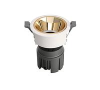 3.3 Inch LED Recessed Lighting,Round Anti-Glare LED Ceiling Lights,Dimmable CRI 90+ Angle 24° COB Downlight,Indoor Business Recessed Light Background Wall Ceiling Spotlights Fittings