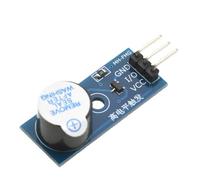 3.3 to 5V Buzzer Module 3 Pin Control Board, B | Controller Circuit Sound Alert Cues, Input Output Wiring for Electronics Projects