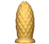 3.34 Inch Huge Thick Anal Plug Dildo Pineapple Anal Plug Liquid Silicone Butt Plug Adult Sex Toys for Women Men Anal Butt Plug with Strong Suction Cup for Hands Free Sex Play S