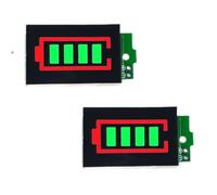 3-34V 5mA Battery Capacity Display Module for Lithium, Li-ion, NiMH & -Acid Batteries - 1S to 8S Charging Indicator with Green/Blue PCB Display(Green)