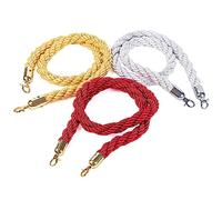 3.35m Hemp Rope Barrier - Durable Crowd Control Rope for Events, Weddings, Parties - Elegant & Strong, Ideal for Queue Management & Visitor Guidance