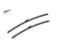 Bosch Aerotwin A 314 S - Front Windscreen Wipers - Set of 2 Replacement Blades - Comes with Pre-assembled Adapter - 2 Blades, 575mm/530mm - Only for right-hand drive (UK)