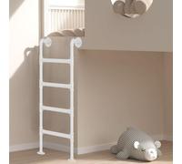 3.3ft-9.8ft Tall Attic Stairs Basement Egress Ladders, Emergency Fire Climbing Ladder, Space-Saving Twin Bed Bunk Ladders, Easy to Install, Wall Mounted Metal Step Ladder for Home Loft(115cm