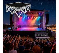 3.3ft Load Capacity of 600lbs Platform Stage, aluminum Performance Deck, Easy to Carry/Assemble, for Performances at School Auditoriums Concerts Restaurants Bars(100 * 100 * 40cm)