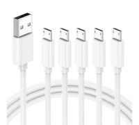 3.3FT Micro USB Cable for Old Android Phones/Headphones Charger 5Pack, 60W USB A to Micro USB Cable for Samsung Galaxy S6/S7 J7 Edge Note 5, PS4/PS3 Controller, Kindle Charger Cable Replacement, MP3