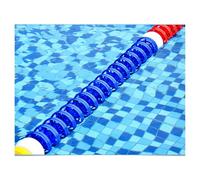 3.3ft to 60ft Floating Pool Safety Divider Lane Line - Anti-Wave Safety Rope & Float Set for Inground Pools, Durable Steel Wire, Ideal Pool Barrier for Kids & Pets