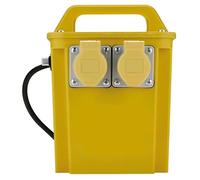 3.3kVA Portable Site Transformer, 110V, 3000W, IP44 Rated, 2X16A sockets for power tools and lighting