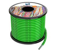 3.3mm² 12awg Silicone Electrical Wire Cable Green 10Meters 12 Gauge Hookup Wires kit Stranded Tinned Copper Wire Flexible and Soft High Temperature Resistance