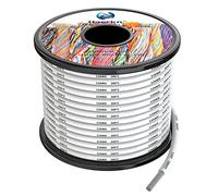 3.3mm² 12awg Silicone Electrical Wire Cable White 10Meters 12 Gauge Hookup Wires kit Stranded Tinned Copper Wire Flexible and Soft High Temperature Resistance