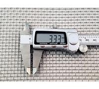 3.3mm Hole Size - Stainless Steel 304L - Cut Size: 30cm x 30cm Sheet - 6 Mesh Count - Woven Wire Mesh - By Inoxia