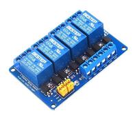 3.3V/5V/12V/24V 1/2/4/6/8 Channel Relay Module High and Low Level Trigger Dual Optocoupler Isolation (4 Channel,3.3V)