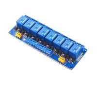 3.3V/5V/12V/24V 1/2/4/6/8 Channel Relay Module High and Low Level Trigger Dual Optocoupler Isolation (8 Channel,3.3V)