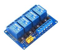 3.3V/5V/12V/24V 1/2/4/6/8 Channel Relay Module High and Low Level Trigger Dual Optocoupler Isolation (4 Channel,24V)