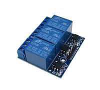 3.3V 5V 12V 3 Channel Relay Module 5mA With Optocoupler Isolation Signal (12V)
