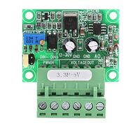 3.3V PWM Signal to 0-5V Voltage Converter, Digital - Analog PLC Module, 0-100% PWM to Analog Signal Converter with Reverse Polarity Protection for Industrial Control Systems