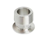 3/4" 1" 1.2" 1.5" 2" 3“4”NPT Male Threaded to 2" 2.5" 3" 4”Tri Clamp304 Stainless Steel Pipe Fitting Connector Adapter(TC 91mm,3/4")