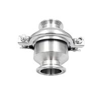 3/4'' 1'' 1.5'' 2'' 2.5'' 3'' Sanitary Tri Clamp Check Valve One Way Flow Valves Stainless Steel 304 Food Level(38mm Ferrule 50.5)