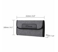 3 4 10 Slots Lens Filter Case Pouch Bag for UV CPL ND Filter 58mm 62mm 82mm etc