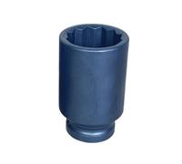 3/4" 17-55mm Square Drive Socket, 12 Point Metric Socket, 80mm Length, Chrome Vanadium Steel Wrench Accessory(34MM)