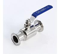 3/4 19mm 1 25mm 32mm 304 Stainless Steel Sanitary Ball Valve 2-Way 1.5 Tri Clamp Ferrule Type 1Pcs (Size : OD 32mm)