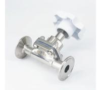 3/4" 19mm 316 Stainless Steel Sanitary 1.5" Tri Clamp Diaphragm Valve Brew Beer Dairy Product