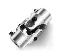 3/4-30 Spline X 3/4" DD Chrome Steering Universal Joint Single U Joint Shaft