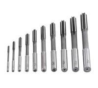 3,4,5,6,7,8,9,10,11,12mm HSS Reamer Set, Straight Shank Milling Cutter Tool Set,H7 Chucking Machine Reamer Straight Shank Hand Reamers Reaming Tool Straight Shank Milling Cutter Tool Set 10PCS
