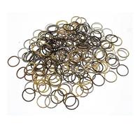 3 4 5 6 8 10 12 14 16 mm Silver Gold Jump Rings Single Loops Open Jump Rings Split Rings Connectors for DIY Jewelry Finding-Mixed,1.2x14mm 100pcs