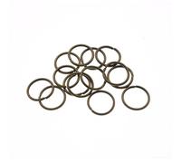 3 4 5 6 8 10 12 14 16 mm Silver Gold Jump Rings Single Loops Open Jump Rings Split Rings Connectors for DIY Jewelry Finding-Antique Bronze,1.2x14mm 100pcs