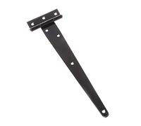 3/4/5/6/8/10/12 Inch Heavy Duty Hinges 1pc Black T-Shaped Triangle Hinge Shed Wood Fence Door Hardware Cerniera(8 Inch)