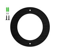3/4/5/6 Inch Floating House Numbers with Screws Modern Metal Stainless Steel Door Number Black Mailbox Address Letters Sign Exterior Decorative, for Apartment Wall Decor Garden Outside Cafe(O,6In)